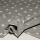 FELPA BIELASTICA 09405/063 GRIGIO MELANGE STELLE BIANCHE