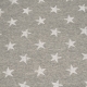 FELPA BIELASTICA 09405/063 GRIGIO MELANGE STELLE BIANCHE