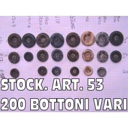 STOCK BOTTONI VARI ART. S53 N° 200