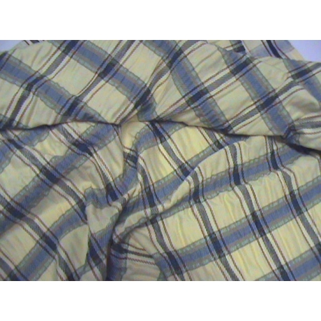 SCAMPOLO CM 200X128 SCOZZESE GOFFRATO GIALLINO - D20