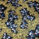TESSUTO RASO CARNEVALE LOTO NERO