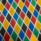 TESSUTO RASO CARNEVALE ARLECCHINO 300