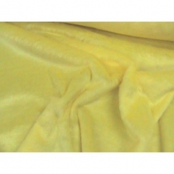 SCAMPOLO PELLICCIETTA ARRUFFATA 5 GIALLO 140 X 150
