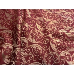 43903JL JACQUARD BORDEAUX LUREX