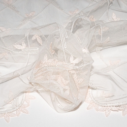 PIZZO 25 BIANCO SETA E ROSA