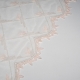 PIZZO 25 BIANCO SETA E ROSA