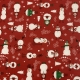 TESSUTO COTONE FANTASIA NATALE 3