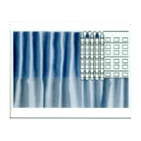 NASTRO ARRICCIATENDA MULTITASCA mm. 70 BIANCO