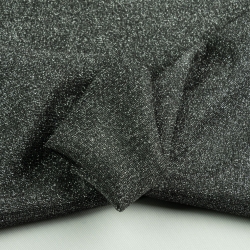 JERSEY STRECH GLITTERATO 11288/069 NERO/ARGENTO