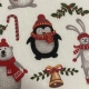 TESSUTO COTONE FANTASIA AMICI DEL NATALE 