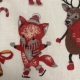 TESSUTO COTONE FANTASIA AMICI DEL NATALE 