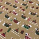 TESSUTO COTONE FANTASIA BASSOTTO NATALE 