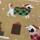 TESSUTO COTONE FANTASIA BASSOTTO NATALE 