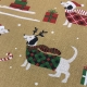 TESSUTO COTONE FANTASIA BASSOTTO NATALE 