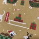 TESSUTO COTONE FANTASIA BASSOTTO NATALE 