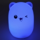 Lampada criceto Puppy rosa occhi vispi