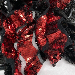 PAILLETTES 6331 ROSSO/NERO