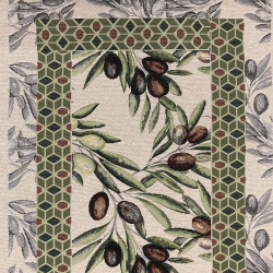 RUNNER CM. 135X47 GOBELIN OLIVE 