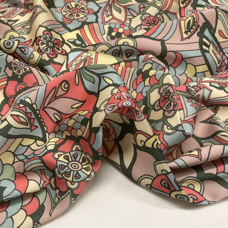 RASO GARDENIA STRETCH FANTASIA FLOREALE