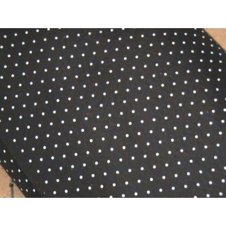 PANNOLENCI STAMPATO NERO POIS BIANCHI