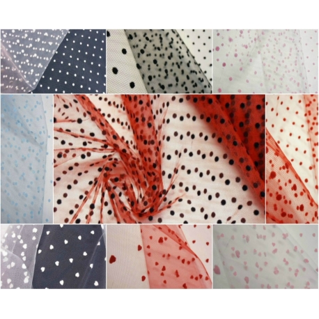 134 TULLE FLOCCATO