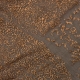 CHIFFON SETA FANTASIA MARRONE/ORO