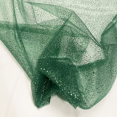 TULLE MAGIC BRILLANTINI VERDE BANDIERA
