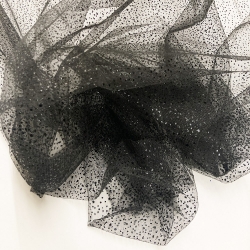 TULLE MAGIC BRILLANTINI NERO