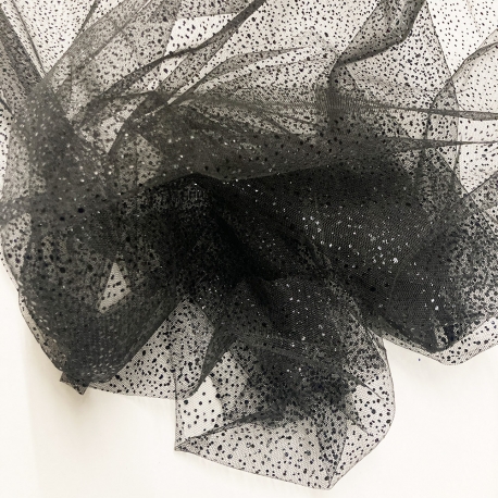TULLE MAGIC BRILLANTINI NERO