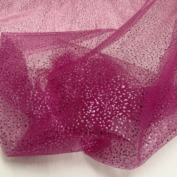 TULLE MAGIC BRILLANTINI FUXIA