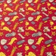 JERSEY BISTRETCH FANTASIA MOSTRI ROSSO