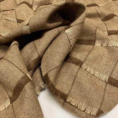 TESSUTO SCOZZESE BAVIERA BEIGE/MARRONE