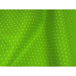 SCAMPOLO CM 120X180 PANNOLENCI STAMPATO VERDE FLUO POIS BIANCHI