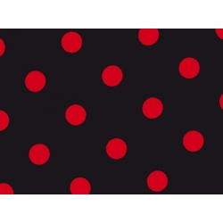 SCAMPOLO CM 110X150 HIPPYE 16 NERO POIS ROSSO