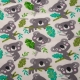 SCAMPOLO CM 70X160 JERSEY BISTRETCH FANTASIA KOALA VERDE