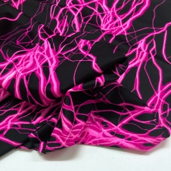 LYCRA NEON NERO/FUXIA