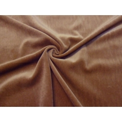 SCAMPOLO CM 100X150 VELLUTO LISCIO COTONE CAMMELLO